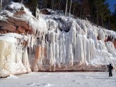 Ice caves Lake Superior