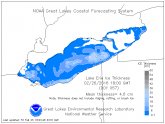 Lake Erie Ice Thickness