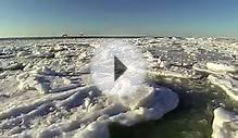 Ice Break up on Lake Huron 2014